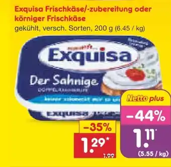 Netto Marken-Discount Exquisa Frischkäse Angebot