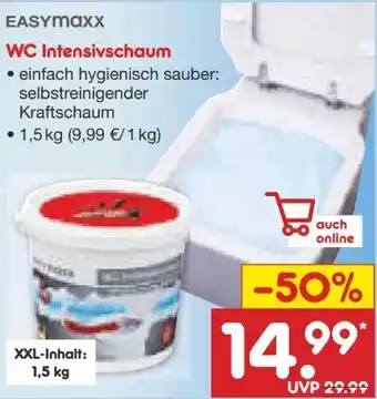 Netto Marken-Discount easy! MAXX WC Intensivschaum Angebot