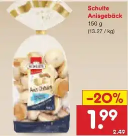 Netto Marken-Discount Schulte Feingebäck Anisgebäck Angebot