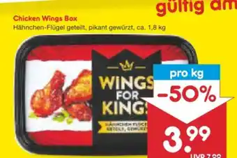 Netto Marken-Discount Chicken Box Chicken Wings mariniert Angebot