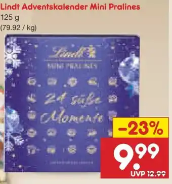 Netto Marken-Discount Lindt Mini-Adventskalender Praline Angebot