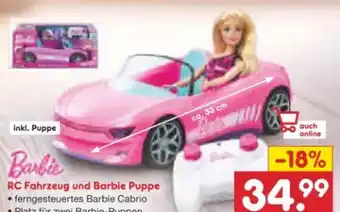 Netto Marken-Discount Barbie Puppe und Fahrzeug Angebot