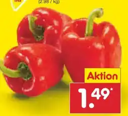 Netto Marken-Discount MarktTag Paprika rot Angebot