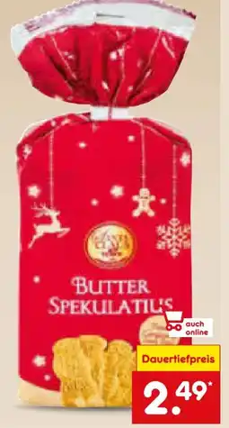 Netto Marken-Discount Santa Claus in Town Butter Spekulatius Angebot