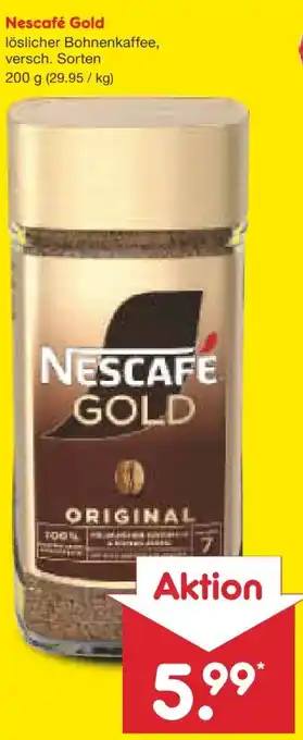 Netto Marken-Discount Nescafé Gold Original Angebot