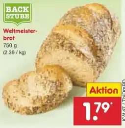 Netto Marken-Discount Netto Backstube Weltmeisterbrot Angebot