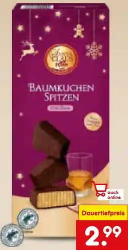 Netto Marken-Discount Santa Claus in Town Baumkuchen Spitzen Angebot