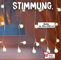 Netto Marken-Discount Dekor LED-Schneekugelvorhang Angebot