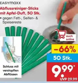 Netto Marken-Discount easy! MAXX Abflussreiniger-Sticks Angebot