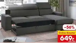 Netto Marken-Discount Möbel Punkt Ecksofa Tokio Angebot