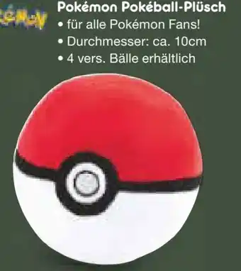 Netto Marken-Discount Pokémon Plüsch-Pokéball Angebot