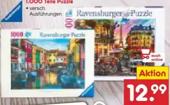 Netto Marken-Discount Ravensburger 1000 Teile Puzzle Angebot