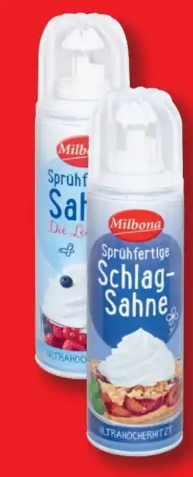 Lidl Milbona Sprühfertige Sahne Angebot