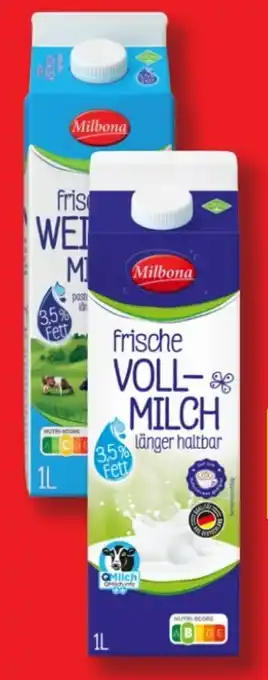 Lidl Milbona Frische Vollmilch Angebot
