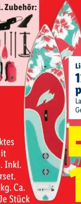 Lidl F2 SUP mit Doppelkammer-System Exotic Angebot