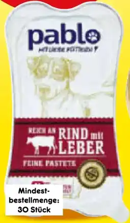 Netto Marken-Discount Pablo Feine Pastete Hundenahrung Angebot
