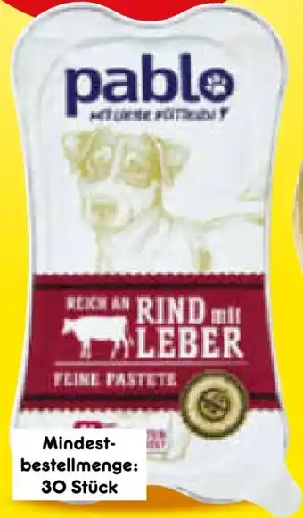 Netto Marken-Discount Pablo Feine Pastete Hundenahrung Angebot
