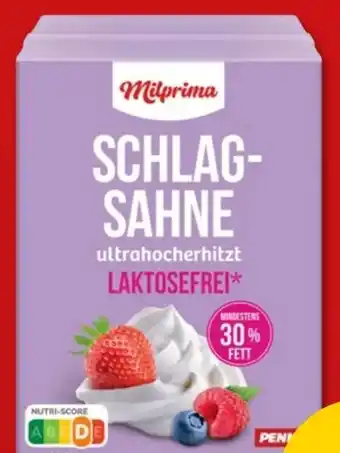 PENNY Milprima Schlagsahne Laktosefrei Angebot