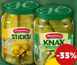 PENNY Hengstenberg Knax Gewürzgurken Angebot