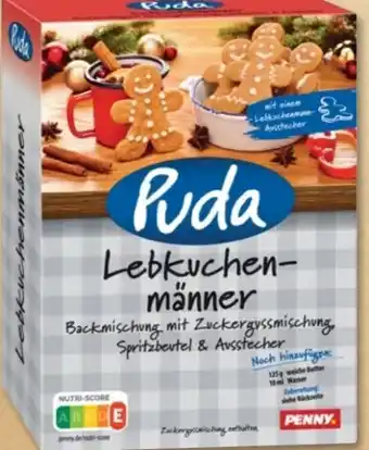PENNY Puda Backmischung Lebkuchenmänner Angebot