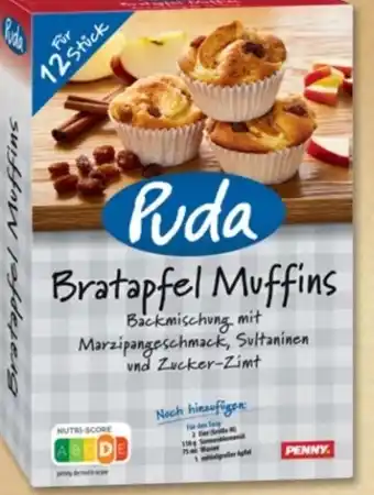 PENNY Puda Backmischung Bratapfel Muffins Angebot
