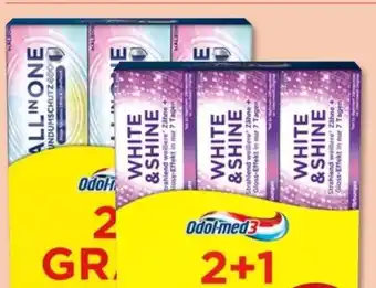 PENNY Odol-Med 3 Zahncreme White & Shine Angebot