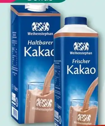 nahkauf Weihenstephan Frischer Kakao Angebot