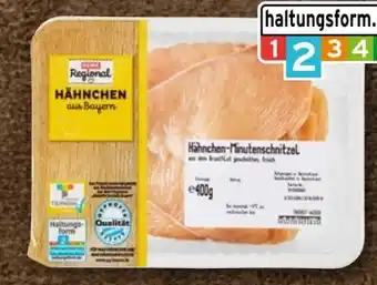 nahkauf Rewe Regional Hähnchen-Minutenschnitzel Angebot
