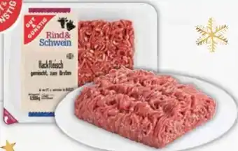 E-Center Gut & Günstig Hackfleisch Schwein/Rind Angebot