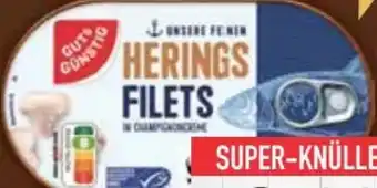 E-Center Gut & Günstig Sahne Heringsfilets Angebot
