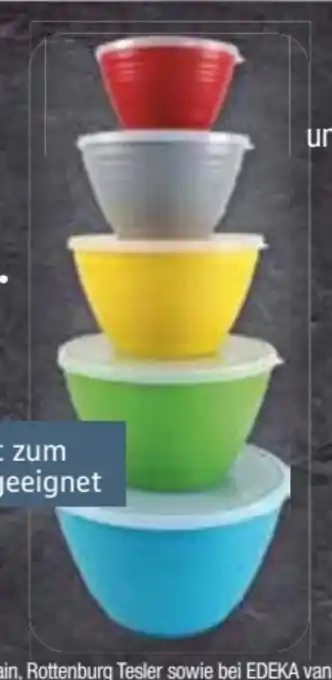E-Center Edeka zuhause Schüssel-Set 5er Angebot