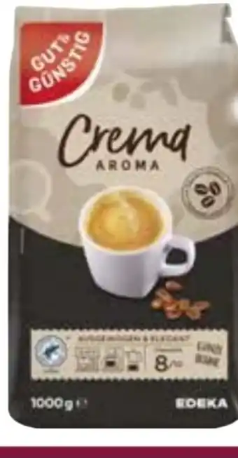 Edeka Gut & Günstig Caffè Crema Aroma Angebot