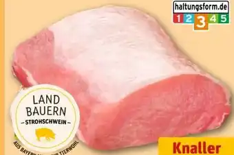 REWE Center Metzgerei Landbauern Strohschwein-Lachsbraten Angebot