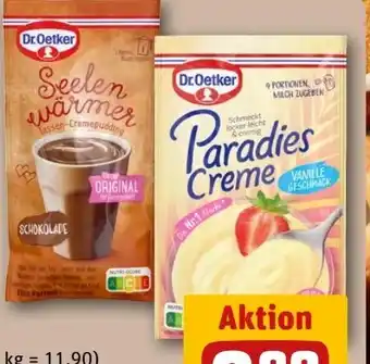 REWE Center Dr. Oetker Seelenwärmer Cremepudding Angebot