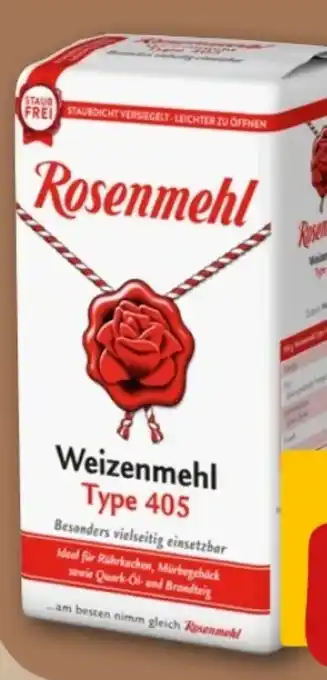 REWE Center Rosenmehl Weizenmehl Angebot
