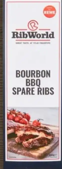 REWE Center Rib World Bourbon BBQ Spare Ribs Angebot