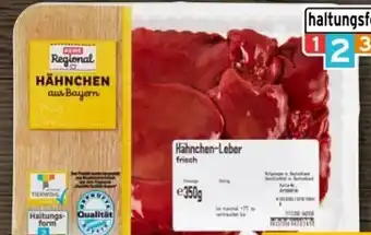 REWE Center Rewe Regional Hähnchen-Leber Angebot