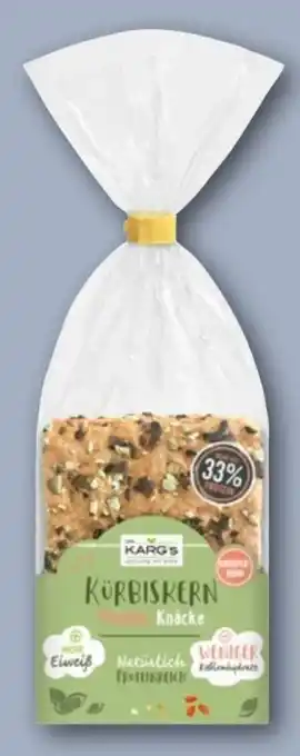 REWE Center Dr. Karg Kürbiskern Protein-Knäcke Angebot