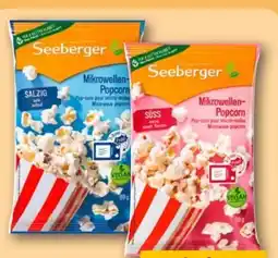 REWE Center Seeberger Mikrowellen Popcorn Angebot
