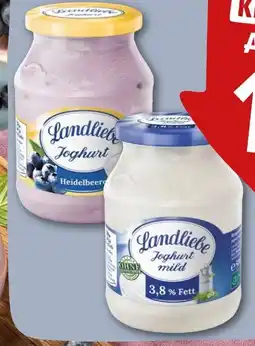 REWE Center Landliebe Joghurt Heidelbeere Angebot