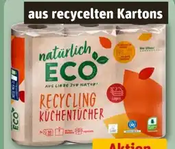 REWE Center Natürlich Eco Recycling Küchentücher Angebot