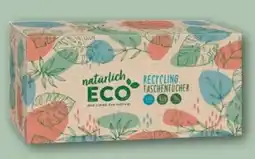 REWE Center Natürlich Eco Recycling Taschentücher Box Angebot
