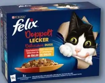 REWE Center Purina Katzennahrung Doppelt Lecker Delicieux Duos Angebot