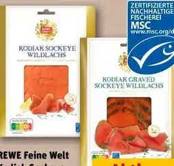 REWE Rewe Feine Welt Kodiak Sockeye Wildlachs Angebot