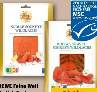 REWE Rewe Feine Welt Kodiak Sockeye Wildlachs Angebot