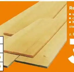 Globus Baumarkt Leimholz Angebot