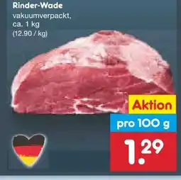Netto Marken-Discount Rinder-Wade Angebot