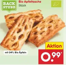 Netto Marken-Discount Netto Backstube Bio-Apfeltasche Angebot