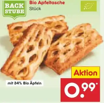 Netto Marken-Discount Netto Backstube Bio-Apfeltasche Angebot