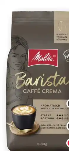 Scheck-in-Center Melitta Barista Caffè Crema Angebot